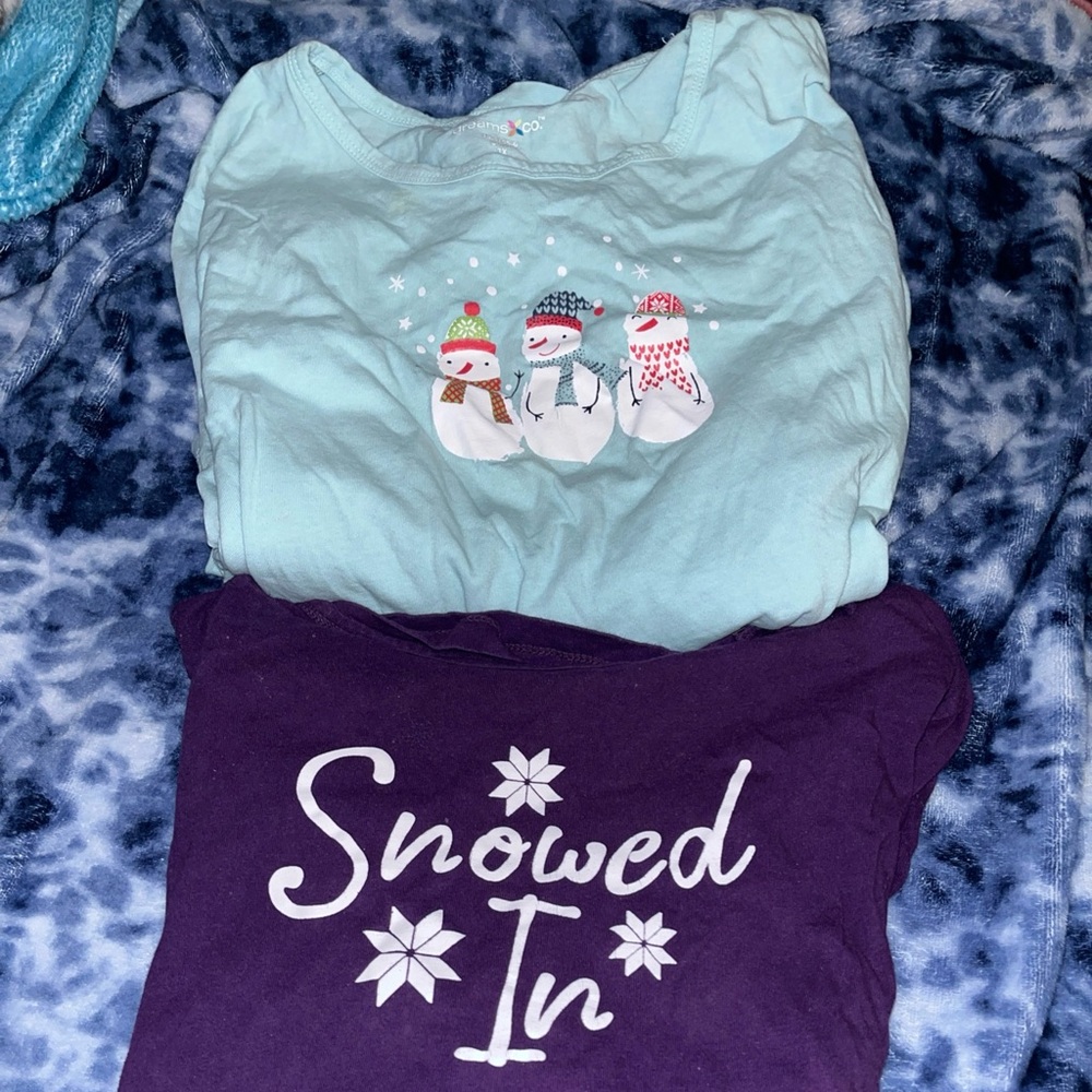 Dreams Co Long sleeve Pajama tops. Both size 3X.